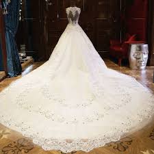 Image Result For Monarch Train Wedding Dresses Wedding Dress Train Long Train Wedding Dress High Collar Wedding Dress