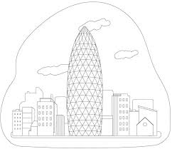 Download this running horse printable to entertain your child. 30 St Mary Axe Skyscraper 1 Coloring Page Free Printable Coloring Pages For Kids