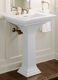 Kohler Pedestal Again Pedestal Sink Kohler Memoirs Widespread Bathroom Faucet