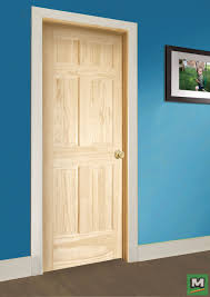 This Mastercraft Ready To Finish Pine 6 Panel Prehung Interior Door Offers Long Lasting Durability With Excep Prehung Interior Doors Pine Doors Doors Interior