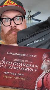 FOR THE GLORY!!! The world-renowned (?) Red Guardian Limo Service gifted me  with this spectacular package, BUT more importantly….. #Thunderbolts is  ALMOST IN THEATERS! Early reactions are ecstatic and ...