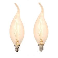 Welcome to your cleveland, tn, home depot. Darice Pack Of 2 Cleveland Vintage Lighting Edison Style E12s Base Flame Candelabra Bulbs Target