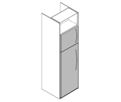 Customize the size, finish, wood type, and much more. Fridge Cabinet Kaboodle Kitchen