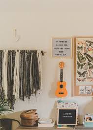 This wooden moon is engraved with the most beautiful floral print. Modern Boho Living Room