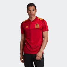 A real federação espanhola de futebol (em espanhol: Camisa Espanha 1 Unissex Vermelho Adidas Adidas Brasil