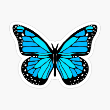 Get My Art Printed On Awesome Products Support Me At Redbubble Rbandme Https Www Redbubble Com I In 2020 Blue Butterfly Butterfly Wallpaper Iphone Print Stickers
