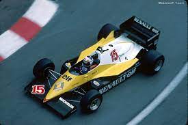 renault re 40 driven by alain prost in the 1983 monaco gp auto s en motoren auto s motor