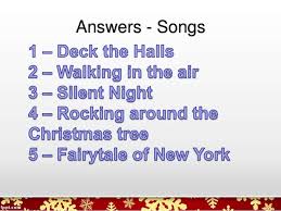 Sep 23, 2020 · christmas song trivia questions takeaway music is an integral part of the human celebration, and no festive season would be complete without a full selection of perfectly themed songs… Christmas Quiz