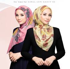 Tudung shawl atau tudung bawal? Model Tudung Bawal