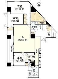 レグノ セレーノ 21階 3ldk 入居中 Id 102841 大久保の賃貸マンションはr Net