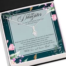 Get unique & best birthday gift ideas for your daughter, wedding gifts and more. Teezwonder Daughter Neckace Gift Daughter From Dad Necklace Box Card Message Gift For Her Bt139 Personalized Jewelry For Daughter Jewelry Necklaces Gellyplast Com