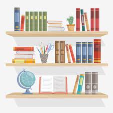 The most dynamic & transparent bookshelf. Bookcase Book Stationery Potted Plant Globe Study Know How Png And Vector With Transparent Background For Free Download Book Stationery Book Clip Art Book Cabinet