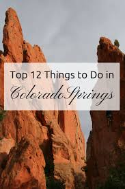 Our guide to colorado springs gives you expert recommendations on the best attractions, restaurants, hotels, and more. Top 12 Things To Do In Colorado Springs Colorado Springs Vacation Colorado Springs Restaurants Colorado Springs Things To Do