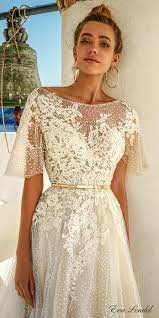 Eva Lendel 2017 Bridal Half Cape Sleeves Illusion Bateau Sweetheart Neckline Heavily Embellished Bodi Wedding Dresses Lace Wedding Dresses Wedding Dresses 2017