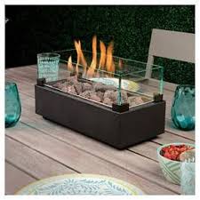 Two Harbors 14 Long Tabletop Lp Gas Fire Table Black Threshold Target Fire Pit Rustic Fire Pits Outdoor Fire Pit