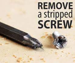 5 Ways To Remove A Stripped Screw Stripped Screw Remove Stripped Screw Screw