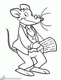 Kleurplaat Geronimo Geronimo Stilton Geronimo Coloring Pages
