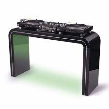 Happybuy 20x40x45 inches dj facade table station, dj booth flat table top 20x40 inch, adjustable dj event facade with white & black scrim, folding dj booth metal frame, foldable cover screen 4.1 out of 5 stars 34 9 Dj Desk Ideas For Your Dj Setup Globaldjsguide