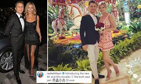 Rachel riley, 33 who is a math graduate from oxford denied that she and pasha were going to get married anytime soon. Rachel Riley And Pasha Kovalev Get Married In Las Vegas Daily Mail Online