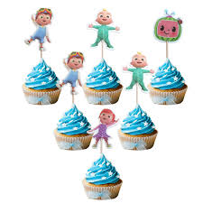 Share to twitter share to facebook share to pinterest. Buy 48pcs Cocomelon Cupcake Toppers For Kids Birthday Party Cake Decoration Online In Vietnam B08gc43gvy