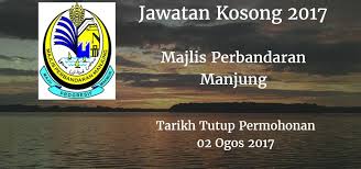 Majlis perbandaran selayang majlis perbandaran taiping majlis perbandaran temerloh majlis pergigian majlis profesor negara majlis sukan jawatan kosong kerajaan di majlis sukan negara malaysia tarikh tutup permohonan 06 mac 2020 jumaat jawatan kosong kerajaan 2020 terkini. Majlis Perbandaran Manjung Jawatan Kosong Mpm 02 Ogos 2017 Inimajalah Com