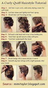 Diy Stylish Curly Quiff Hairstyle Alldaychic Hair Tutorial Hair Styles Quiff Hairstyles