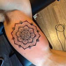 Mandala Flower Of Life By Trey Burnside Vaudeville Tattooco Sheffield Uk Flower Of Life Tattoo Flower Of Life Life Tattoo