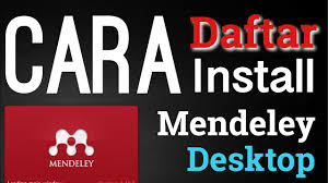 Daftar Dan Install Mendeley Desktop Di Laptop Tutorial Mendeley Youtube