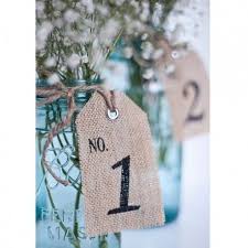 Etiquette Numero De Table En Toile De Jute Numeros De Table Nombre De Table De Mariage Deco Table Mariage Toile De Jute