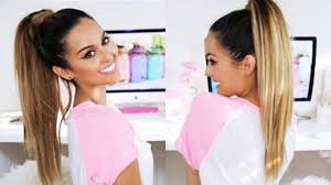 Finding an iconic hairstyle is pure gold to any performer, even more so to a 20s pop princess like ariana. Ariana Grande Inspired Ponytail With Extensions