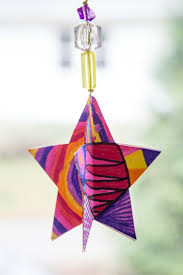 How To Make 3d Paper Star Ornaments 3d Paper Star Paper Stars Christmas Star Crafts