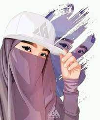 21 koleksi gambar kartun comel muslimah terbaru 2019 sumber : Kartun Muslimah Bercadar Facebook