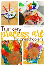 Colorful Turkey Art Activity That Focuses On The Process Thanksgiving Crafts Preschool Thanksgiving Activities Preschool Thanksgiving Crafts For Kids