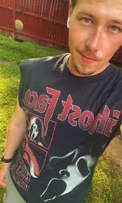 Horror movie graphic tee for Halloween