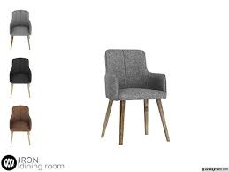 Iron Dining Room Dining Chair Found In Tsr Category Sims 4 Dining Chairs Sims 4 Sims 4 Cc Furniture Sims 4 Kitchen