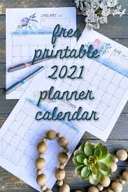 Optionally with marked federal holidays and major observances. Free Printable 2021 Calendar Family Planner Organizing Calendar The Happy Housie