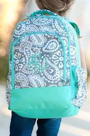 Girl S School Backpack W Padded Laptop Compartment Tote Bags For School Monogram Backpack Personalized Backpacks