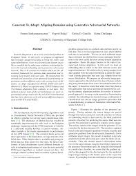 Http Openaccess Thecvf Com Content Cvpr 2018 Papers Sankaranarayanan Generate To Adapt Cvpr 2018 Paper Pdf