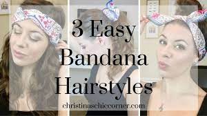 Easy Bandana Hairstyles Cute Bandana Hairstyles Bandana Hairstyles Hair Styles