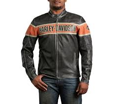Harley Davidson Men S Victory Lane Leather Jacket In 2020 Distressed Leather Jacket Leather Jacket Leather Jacket Men