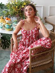 Check spelling or type a new query. Maui Dress In Red Zinnia Mille