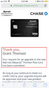 Enjoy a low introductory apr on purchases and balance transfers. My New Chase Marriott Rewards Premier Plus Credit Card Arrived Upgrade Offer Discrepancy