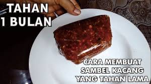 Selalu sedia sambal pecel di rumah karena tinggal dicairkan dan bisa langsung dinikmati dengan sayur rebusan. Cara Membuat Sambel Kacang Yang Tahan Lama Youtube