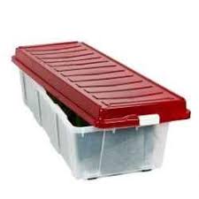 Black And Yellow Storage Bins With Wheels The Christmas Tree Container Is One Handy And Sturdy Box That Lets You Keep Your Christmas Tr Diy Christmas Tree Storage Christmas Tree Storage Holiday Storage