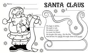 Enjoy Teaching English Santa Claus Poem Kids Poems Santa Claus Christmas Cards Drawing