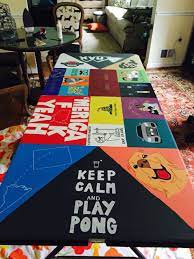 Diybeerpongtable Beerpong Beer Pong Table Diy Beer Pong Table Painted Diy Beer Pong Table