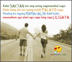 Share old memories and dreams about future. Pinoy Valentines Day Quotes And Tagalog Valentines Day Sayings Boy Banat