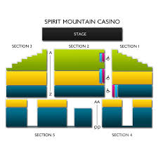 Spirit Mountain Casino 2019 Seating Chart