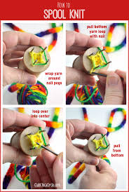 This is a great way to intro. How To Make Your Own Spool Knitter