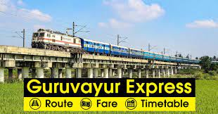 Goibibo in collaboration with indian railways and irctc offers quick and easy. Guruvayur Express Train Time Table Running Status And Fare Structure Railmitra Blog